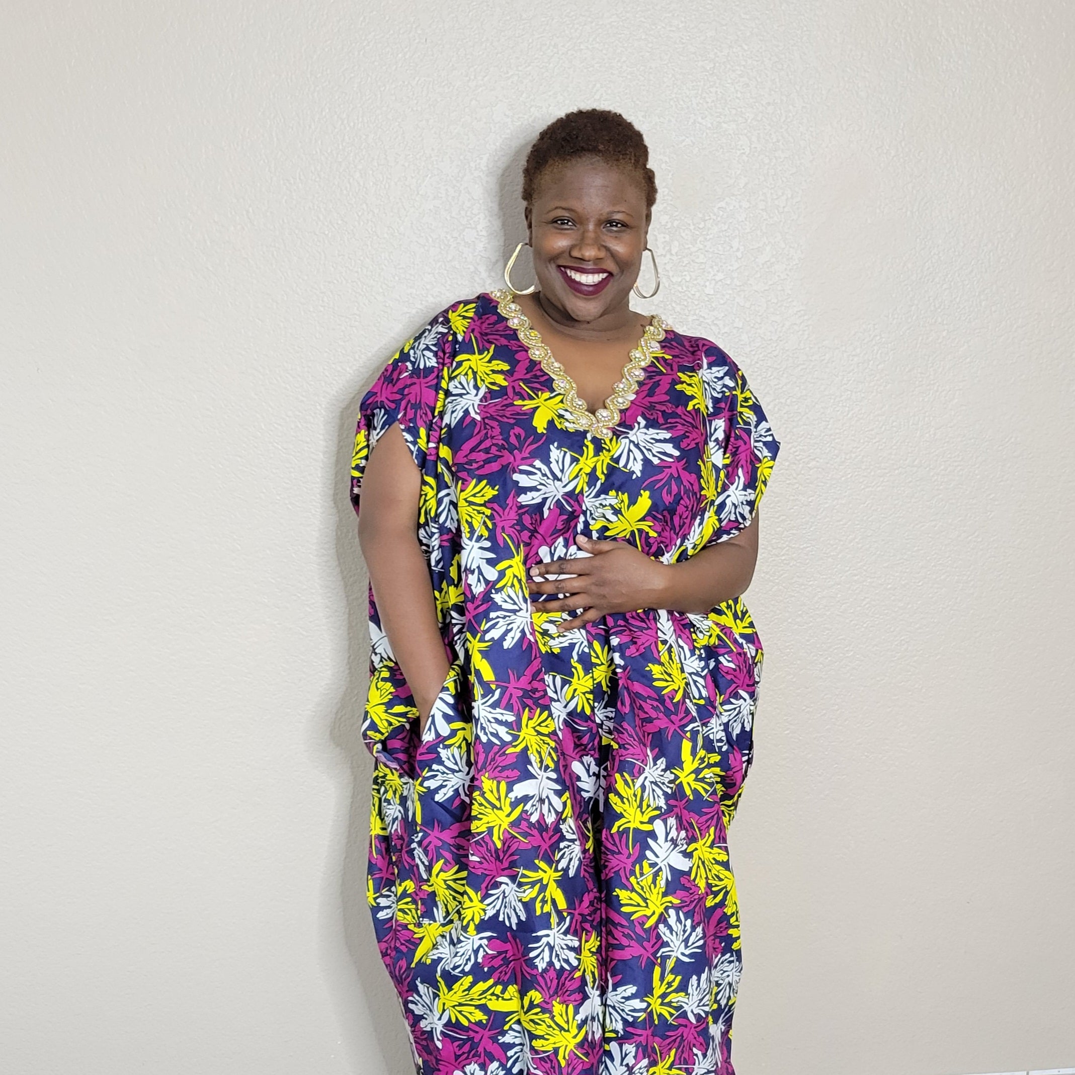 Multi Colored Kaftan
