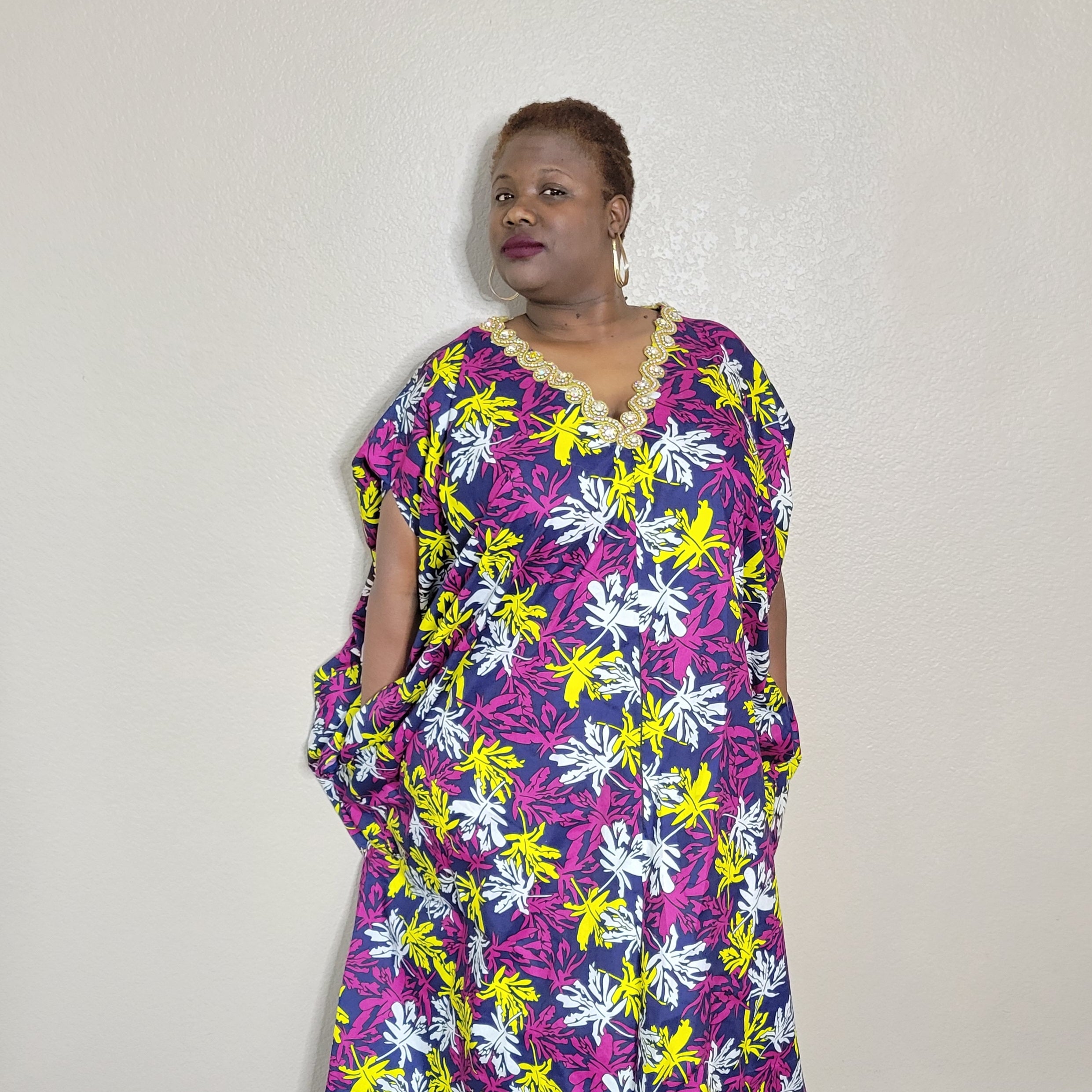 Multi Colored Kaftan